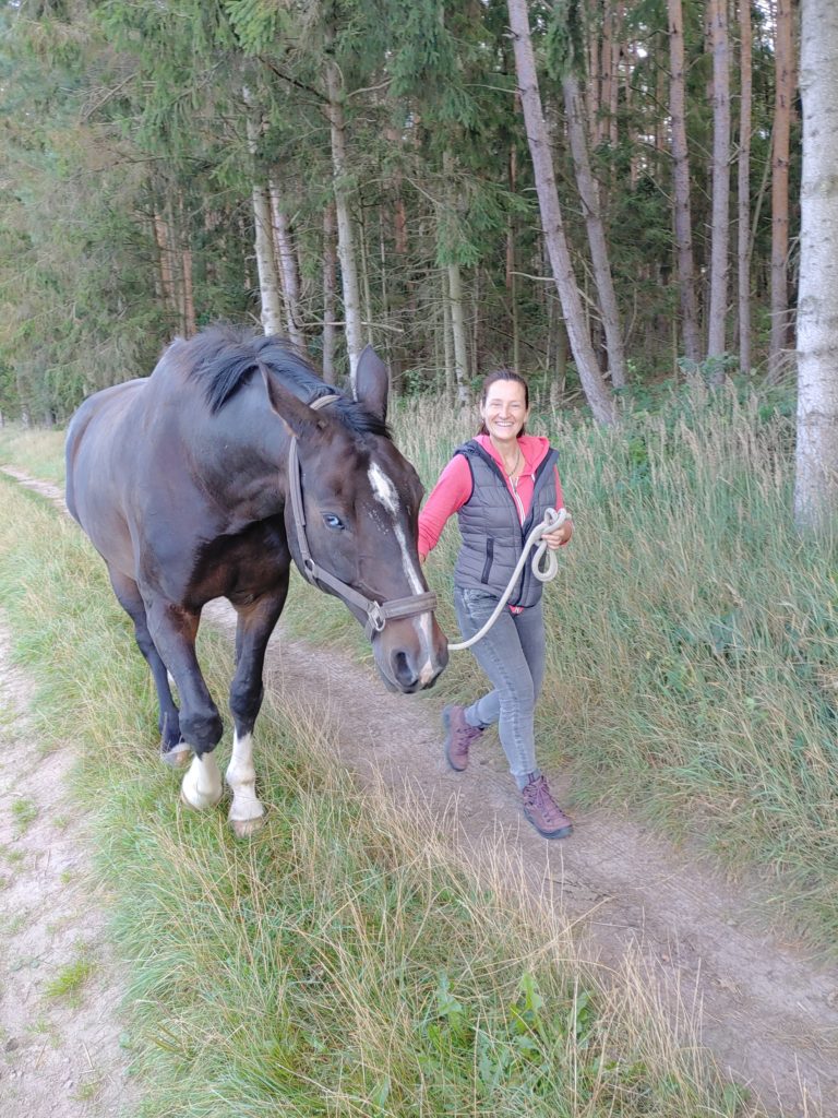 Wanderung mit Pferd in der Tessiner Umgebung am 2.9.2023